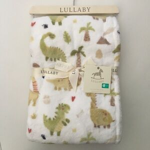 NEW Baby Blanket Soft Cozy Dinosaur Print Baby Gift | Lullaby Kids